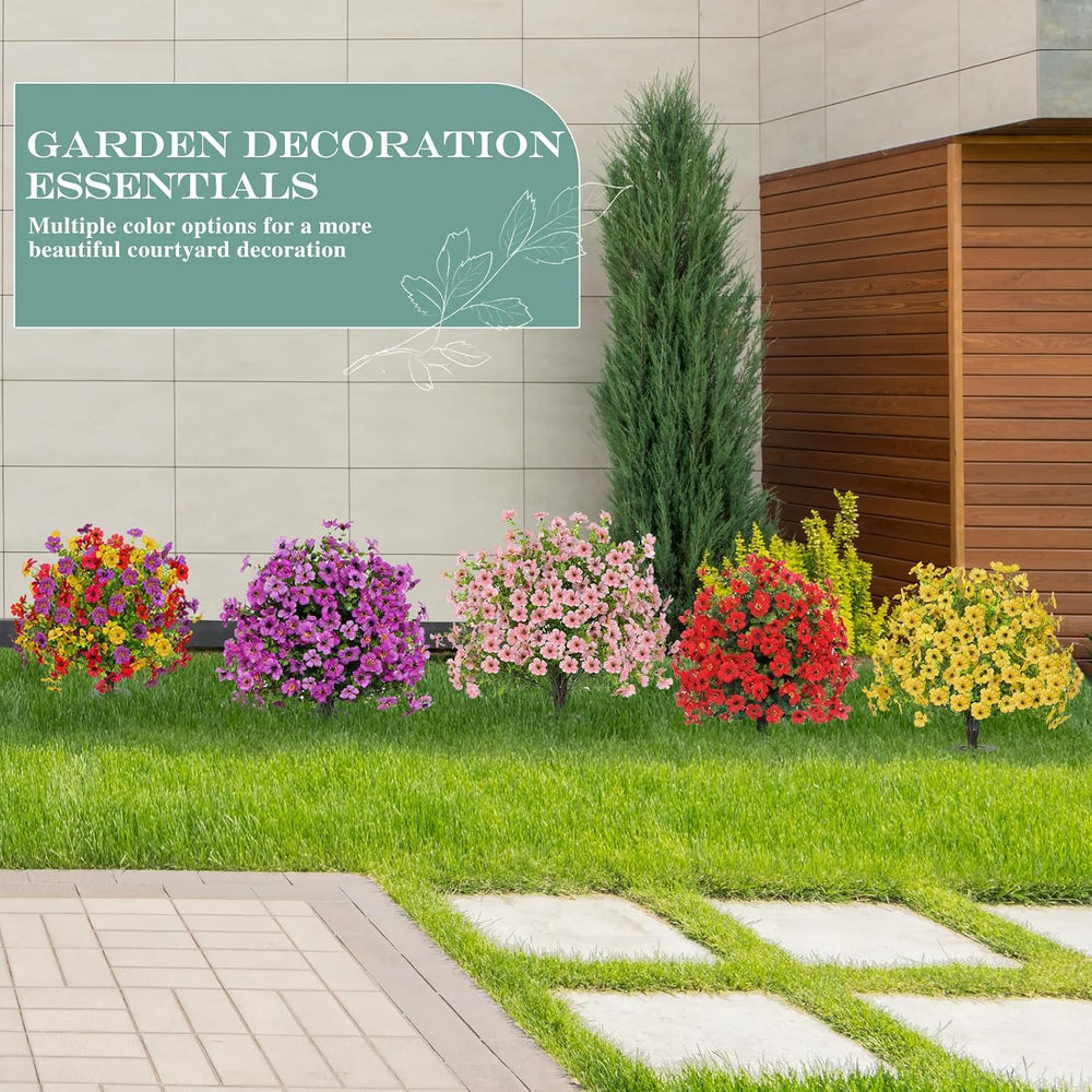 FAJUNZH Artificial Topiary Bushes for Outdoors with Spike, Boxwood Ball Fake ...