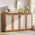 HOMMPA Sideboard Buffet Cabinet with Storage 55'' Boho Sideboard-Brown