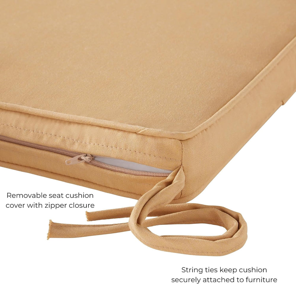 Indoor/Outdoor Chair Pads in Sunbrella Fabric – 17''x17'' Pat...