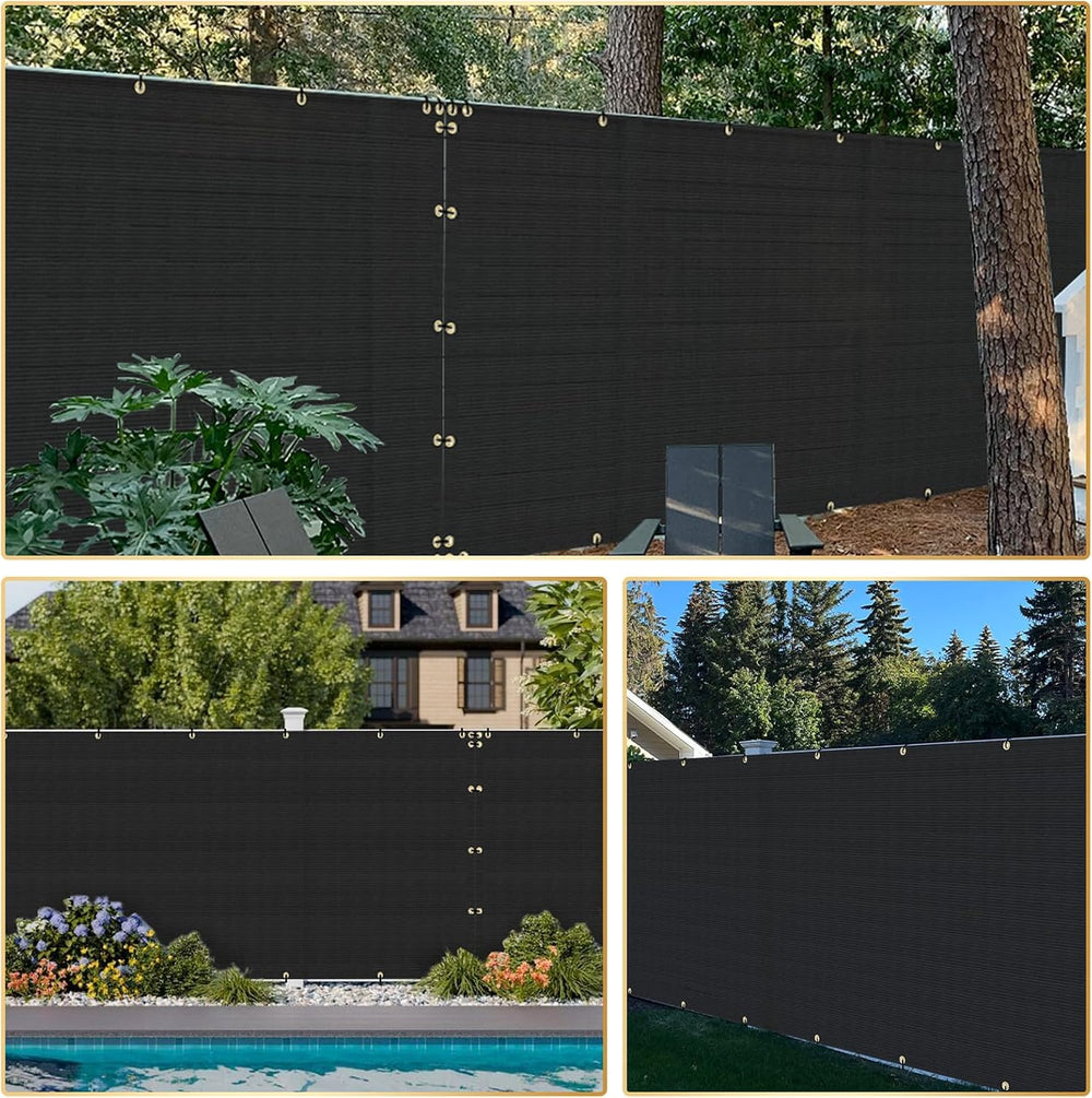 Privacy Fence Screen 4' x 40' Heavy Duty Fencing Cover Mesh Windscree...