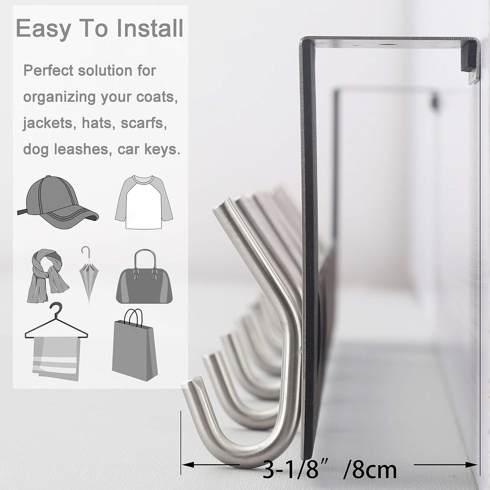 WEBI Over The Door Hooks for Hanging,Door Hanger,Over The Door Towel Rack,Doo...