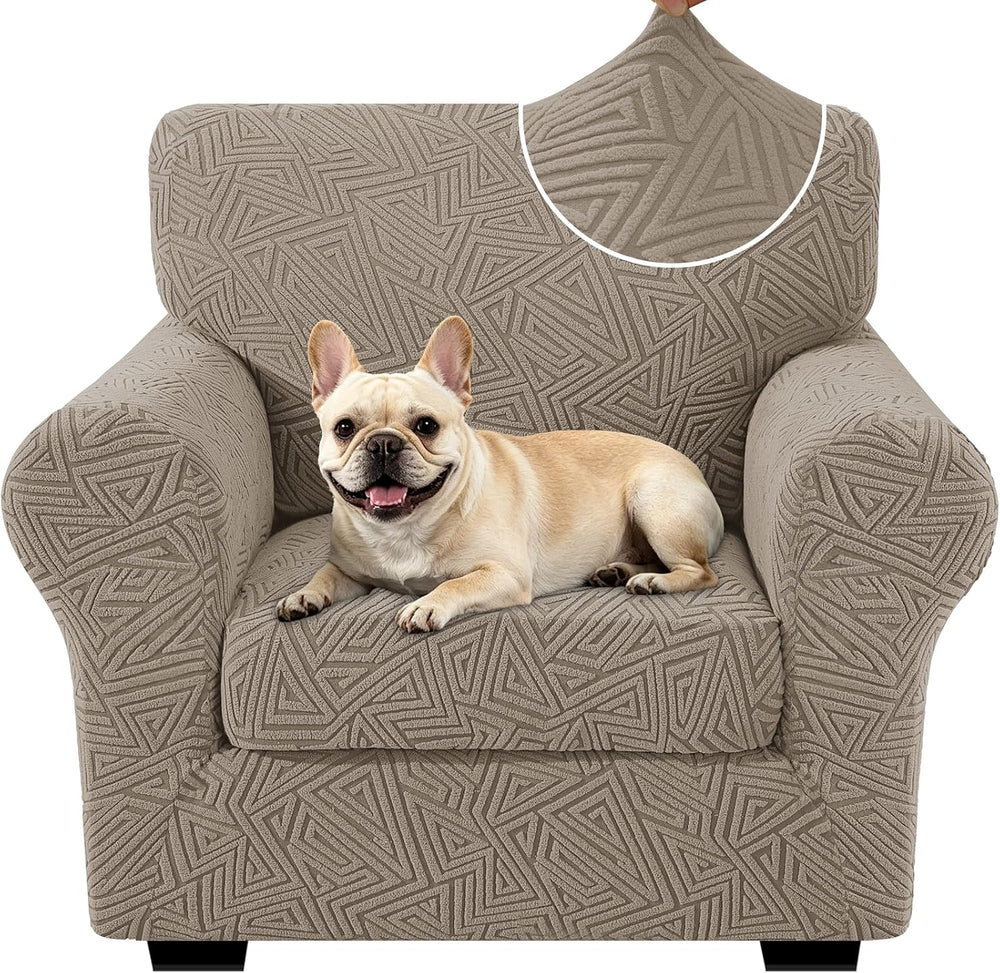 2 Piece Stretch Chair Covers Armchair, Chair 31"-46"