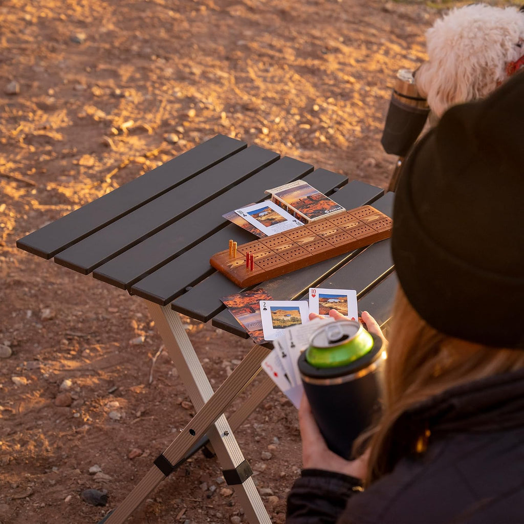 gci outdoor folding table, view 11