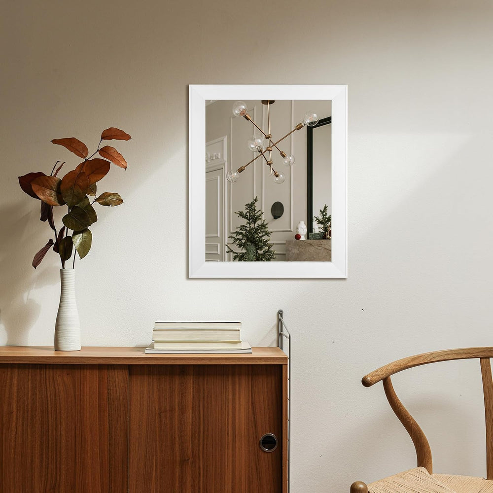 Ruomeng Rectangular Wall Mirror 16" x 20" Framed Mirror for Bathroo...