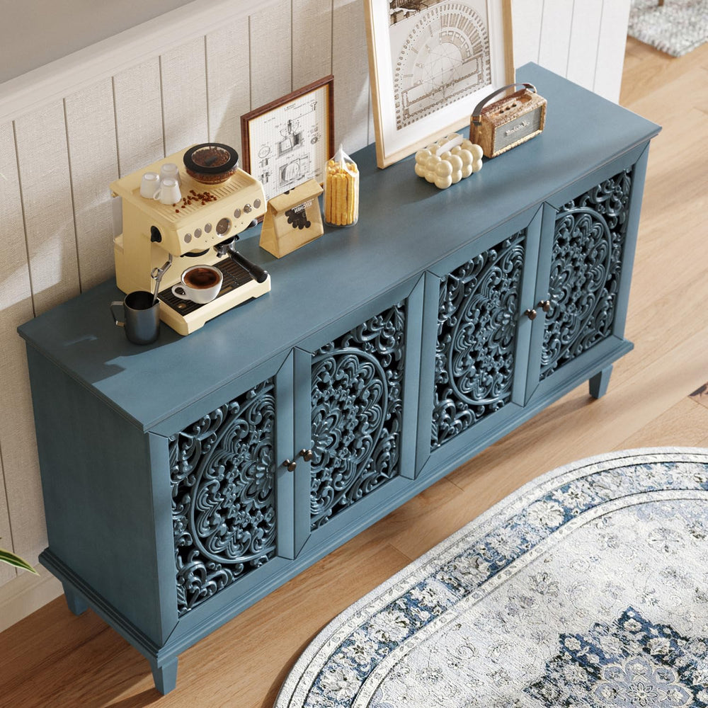 60" Sideboard Buffet Cabinet with Storage Accent Cabinet Credenza