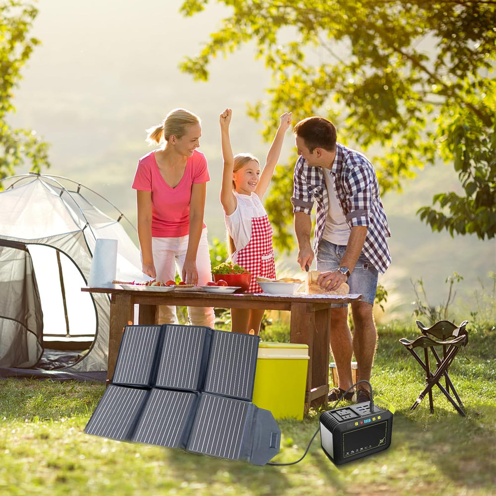 [Upgraded] FlexSolar 60W Portable Solar Panels Chargers IP65 Waterproof