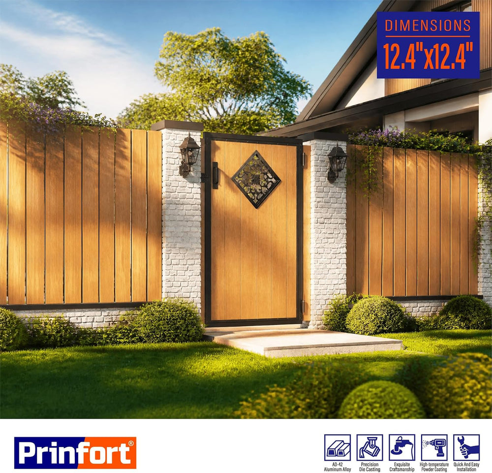 12.4" x 12.4" Decorative Insert for Fence & Gate Aluminum Alloy...