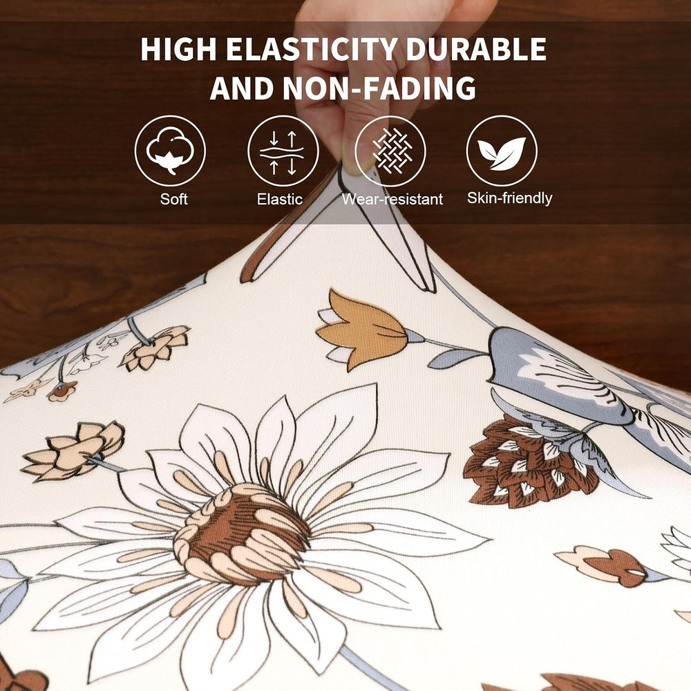KRFOONN RV Dinette Cushion Covers Stretch Camper Cushions Cover, 06