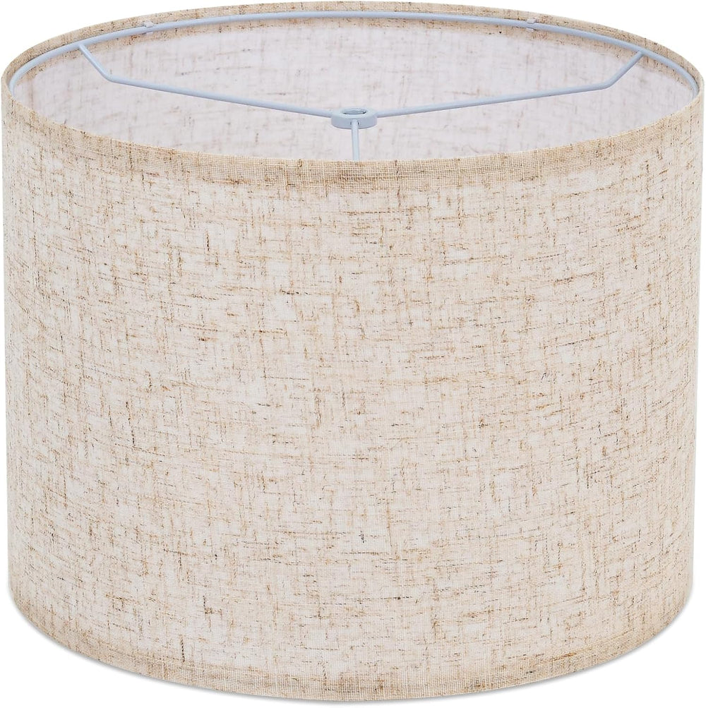 Lamp Shade for Table Lamps, Beige Line Drum lamp shade for floor lamps 13&quo...