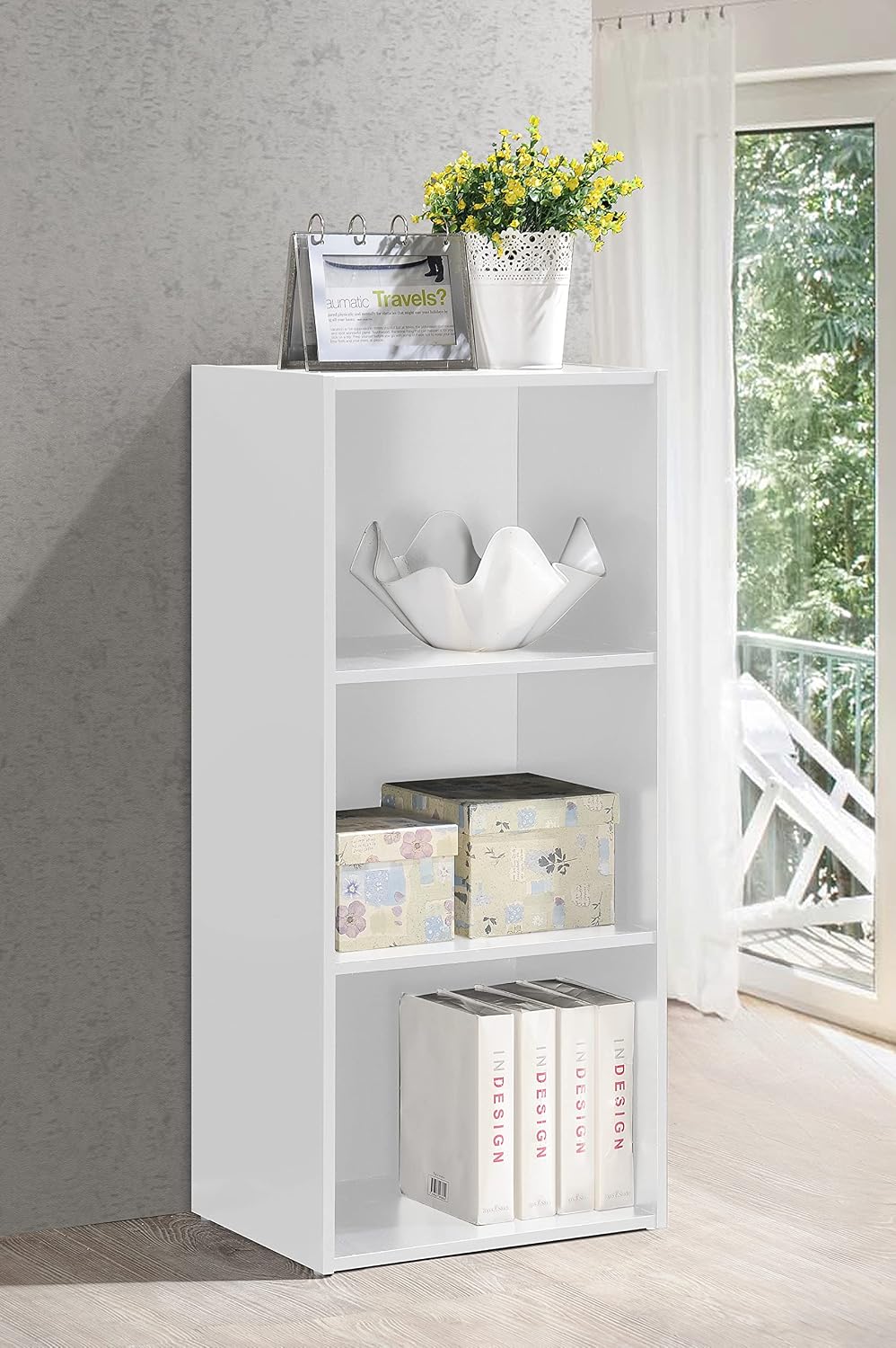 hodedah import bookcase, package contents