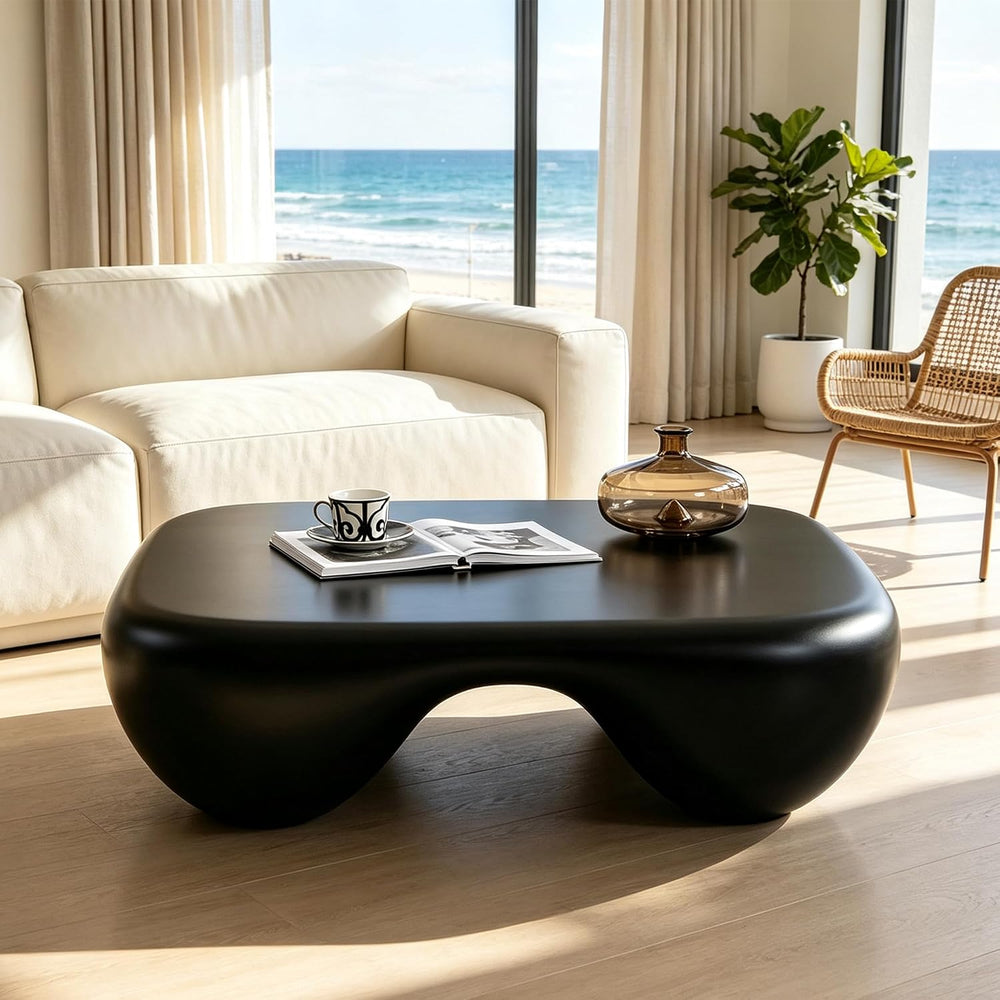 39.37" Modern Low Coffee Table for Living Room (39.37" X 11.81")
