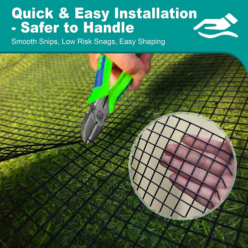 Chicken Wire Fencing Hardware Cloth 1/2inch 24inx50ft PVC Wire Mesh Vinyl Coa...