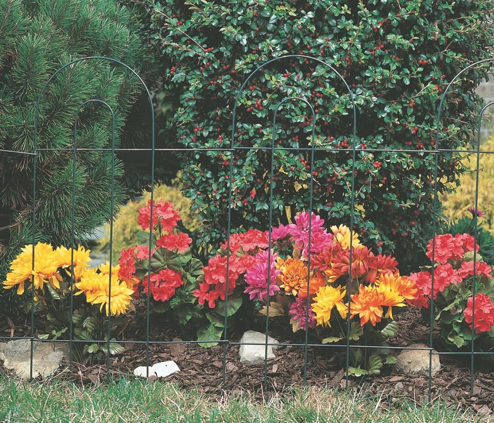 Panacea 89301 Arch Folding Border Fence, Green