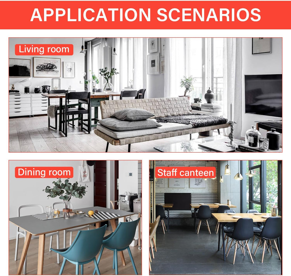 fdw | 5-piece dining table set | white on a desk or shelf