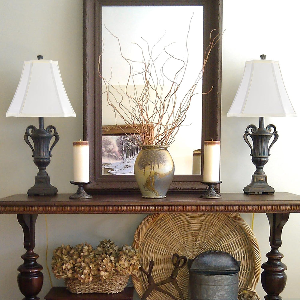 GO&SO Square Lamp Shade for Table Lamps,6.5"x13.2"Dx10.6"H...