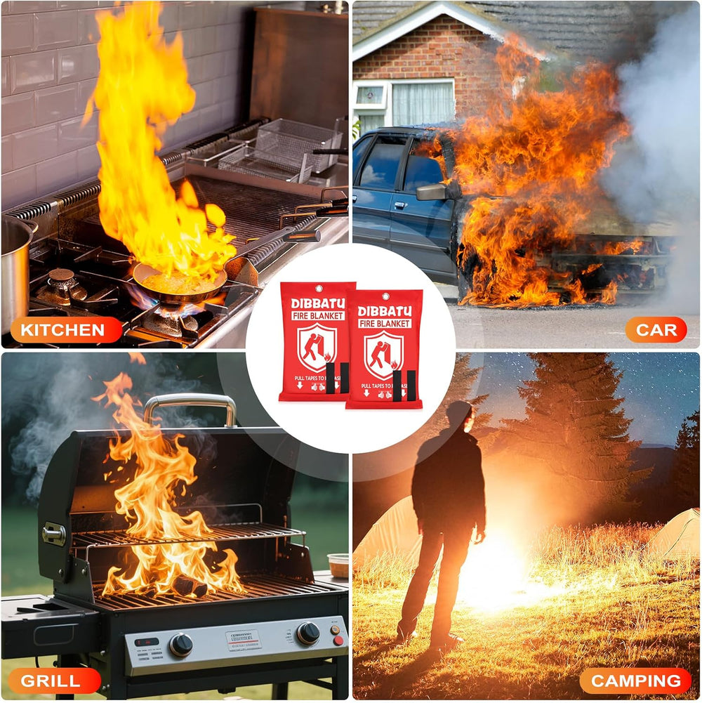 Fire Blanket for Home and Kitchen,Emergency for Small Fire,Reused,Easy Use
