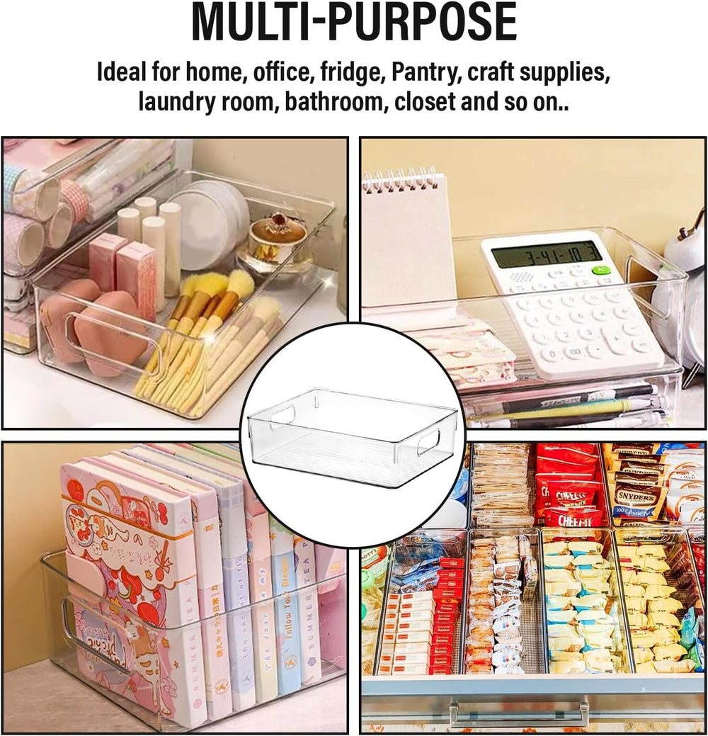 Clear Plastic Storage Bins, Pantry Organizers and Storage, Kitchen Organizati...