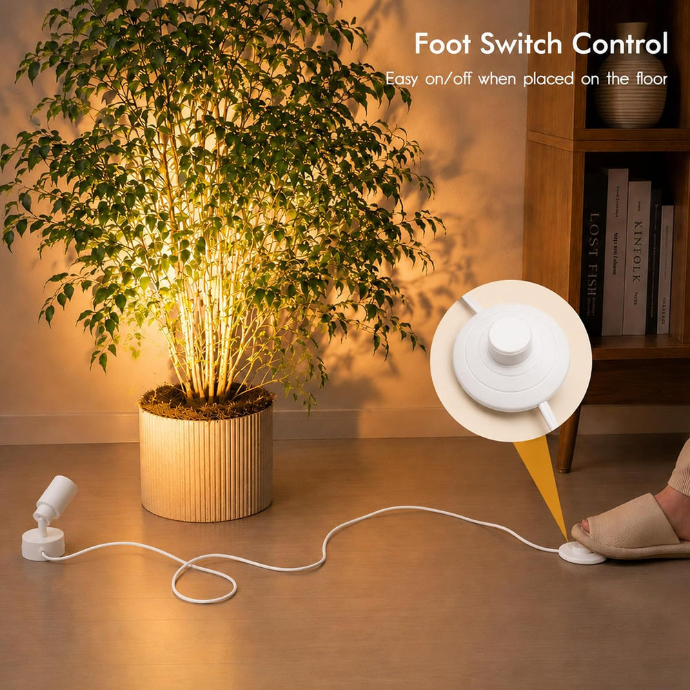 2-Pack Spot Lights Indoor, 5W Plants Uplighting Indoor with Remote Control