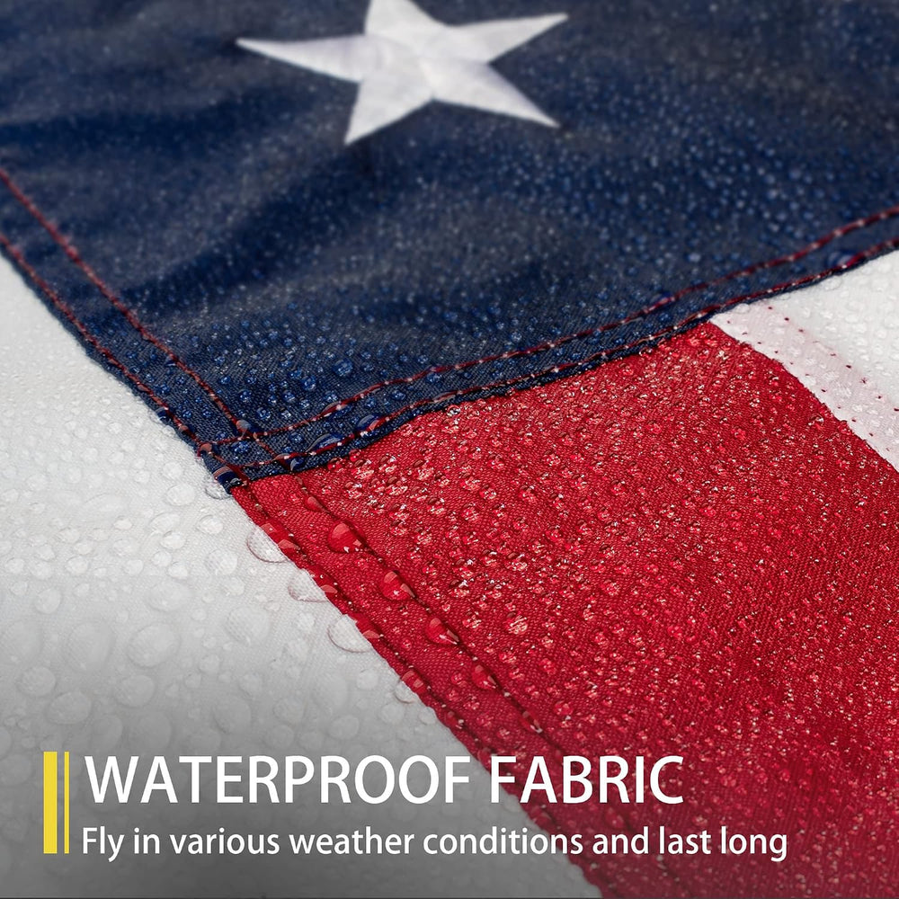 American Flag 10x15 FT Outdoor, Heavy Duty High Wind US Flag for Outside