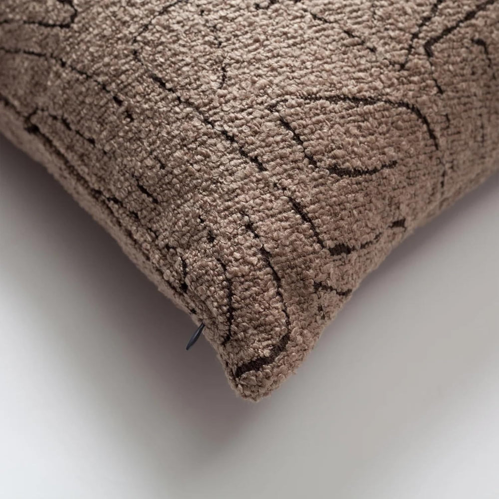 Throw Pillow Covers, Pack of 1, Amorf, Brown, 14"x28"