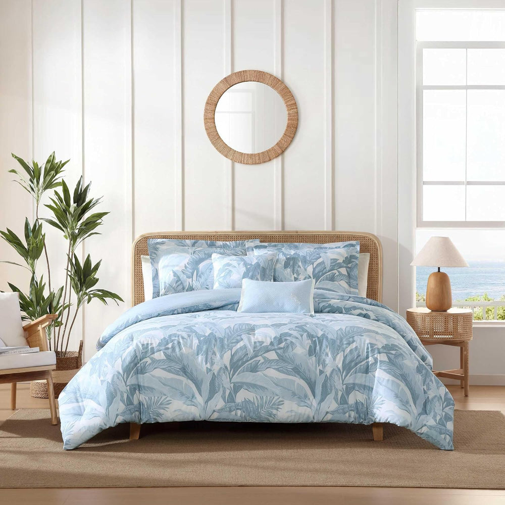 Tommy Bahama - Queen Comforter Set with Shams & Bonus Throw Pillows