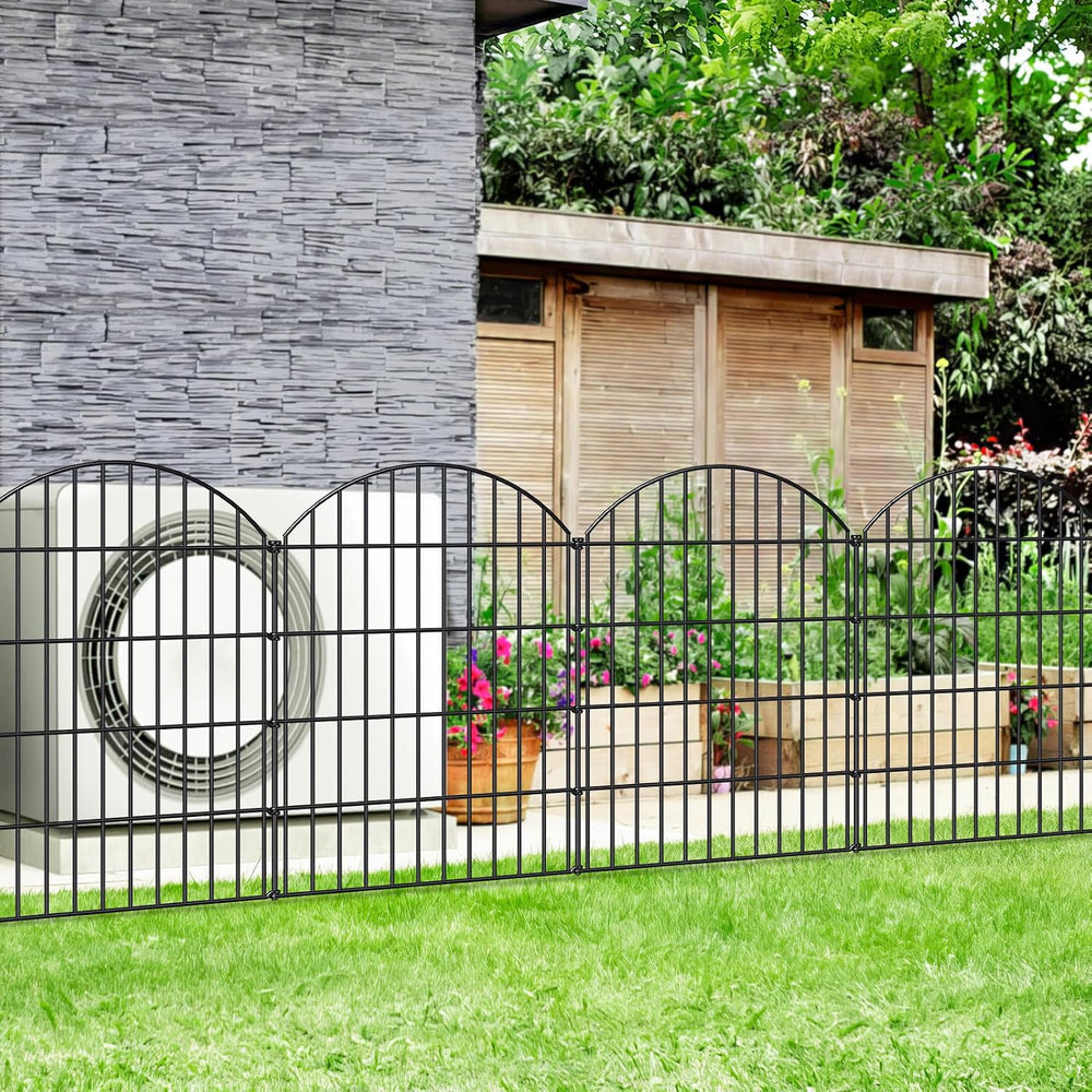 Metal Garden Fence 36 in x 23.3 ft, Dog Fence Outdoor for Yard