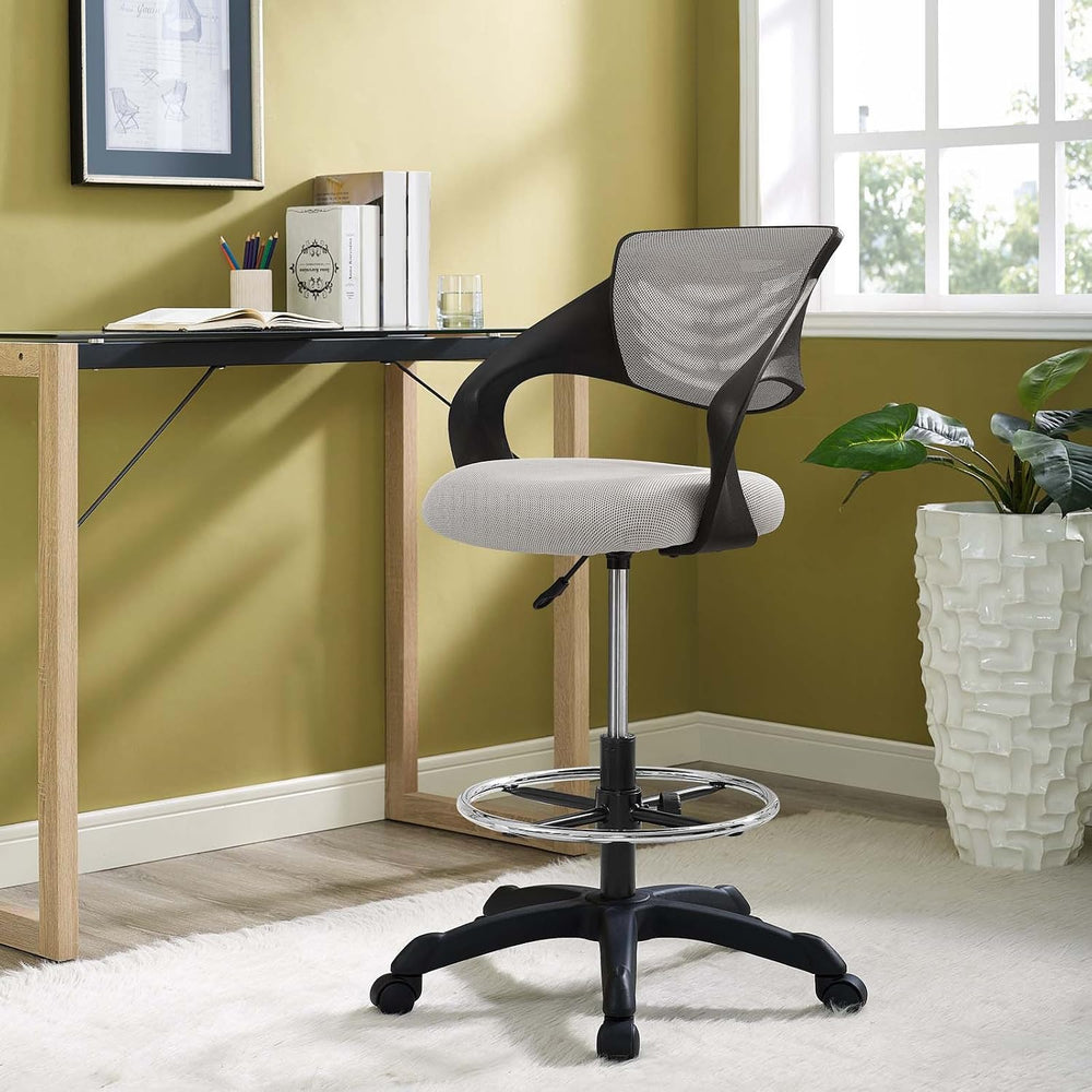 Modway Thrive Drafting Chair - Tall Office Chair for Adjustable Standing Desk...