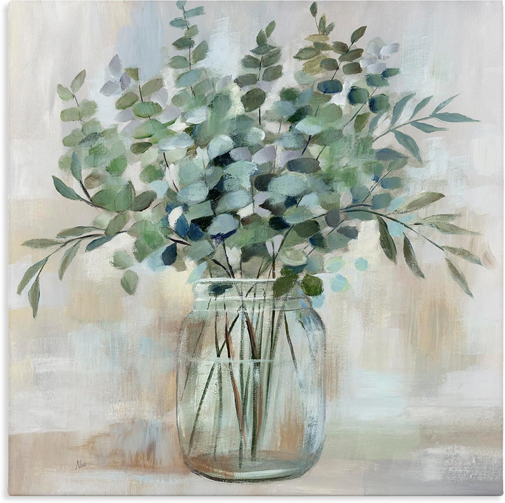 Soothing Eucalyptus Herb, 36 x 36 Inch Canvas Wall Art