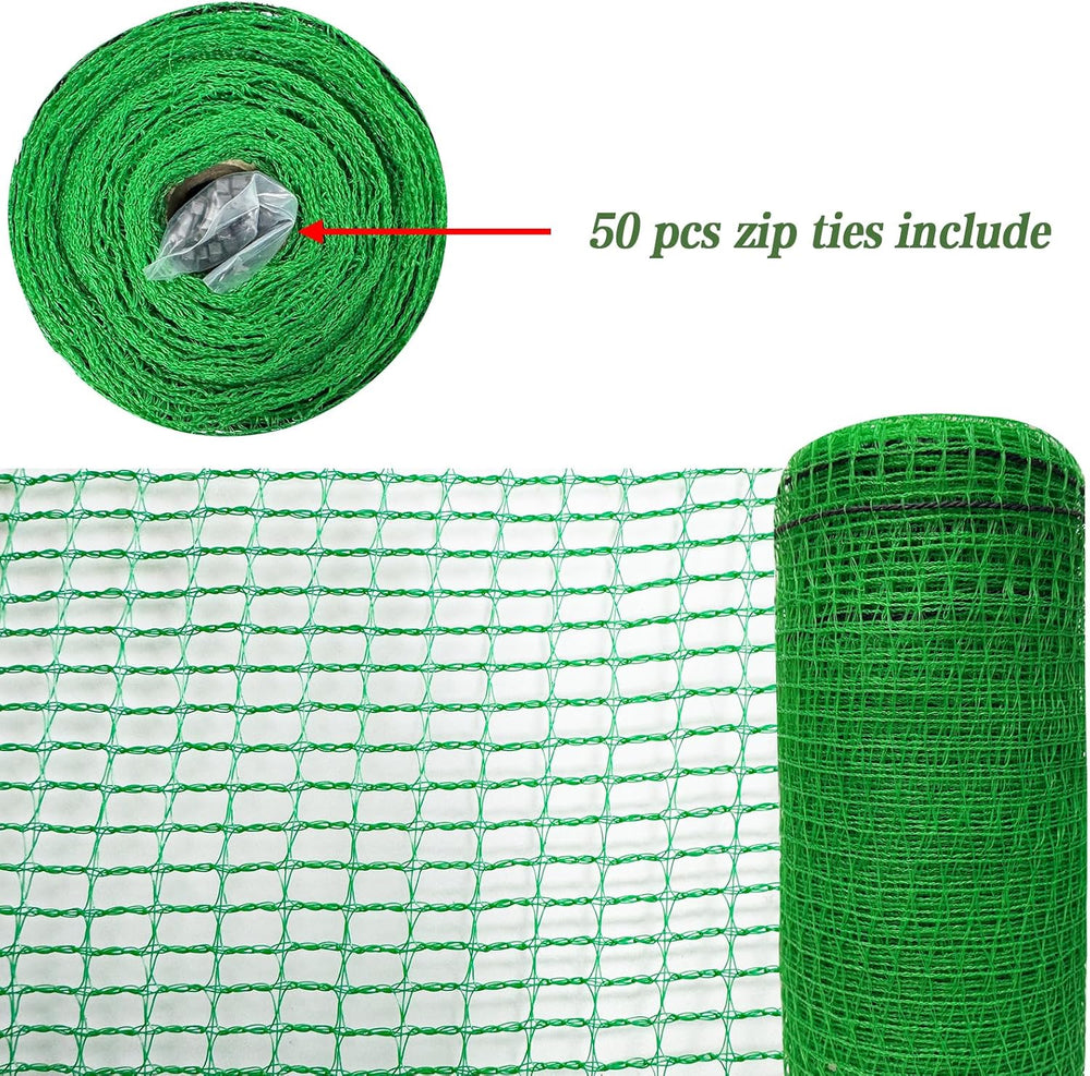 Plastic Garden Fence 4x100 FT, 0.4" Mesh Deer Fence Roll