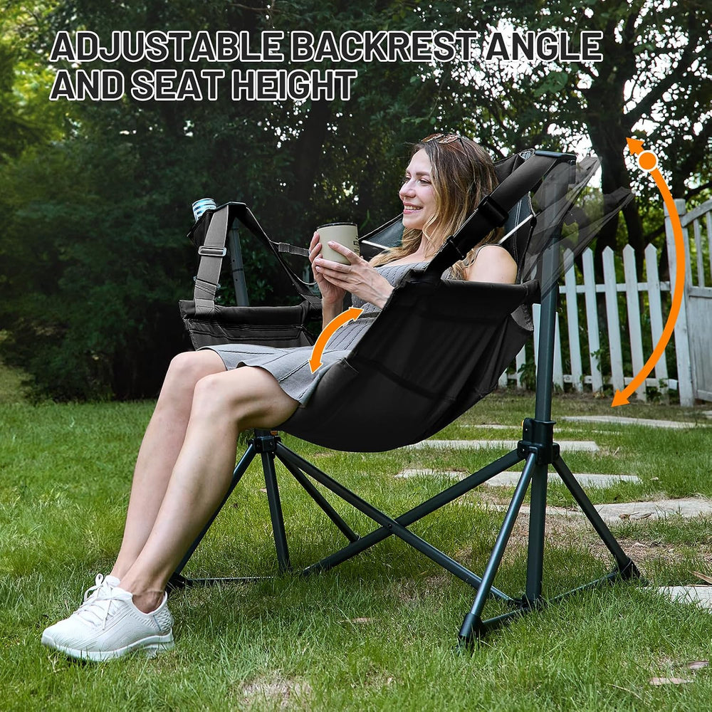 TIMBER RIDGE Hammock Camping Chair, Oversized Swinging Chair, 400lbs Load