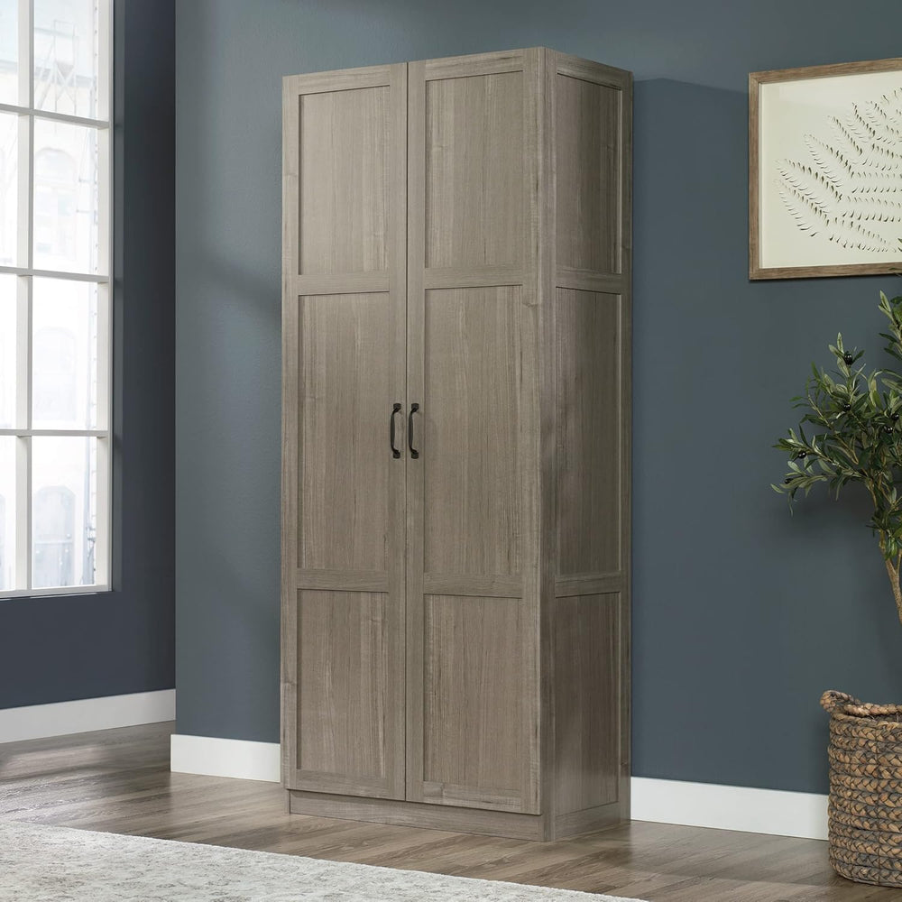 Sauder Select 71" Storage Cabinet, Pantry Cabinet Kitchen Storage with A...