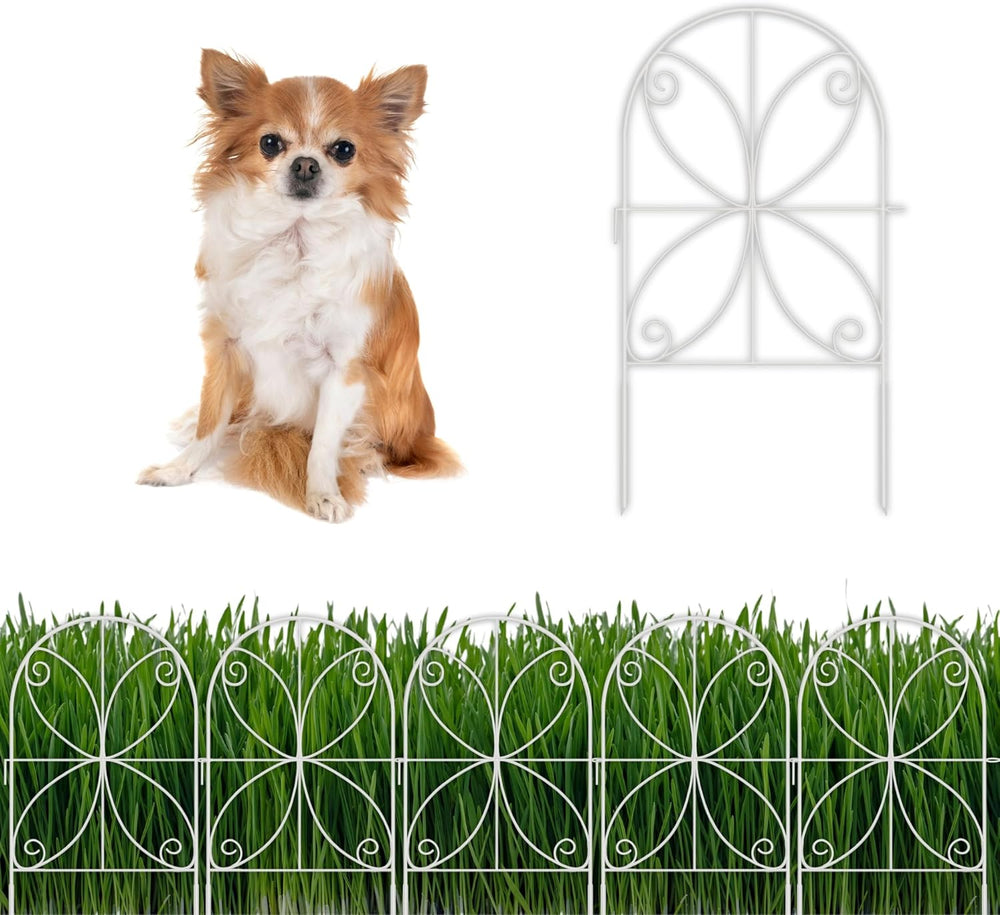 ShopLaLa Animal Barrier Fence (10 Panels) 12x24in Decorative Metal Fences