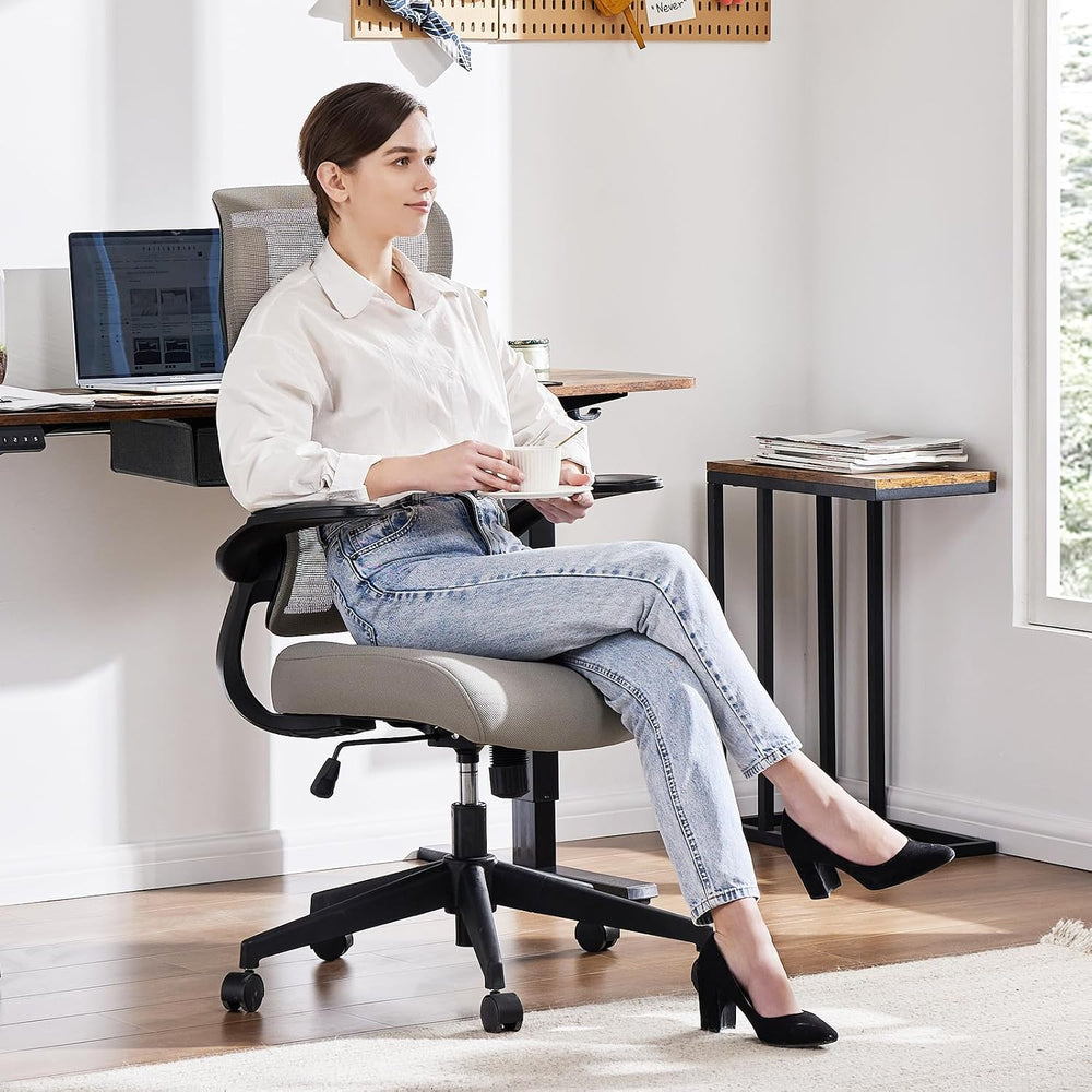 DUMOS Executive Home Office Chair, Ergonomic Computer Desk Chair, Mesh