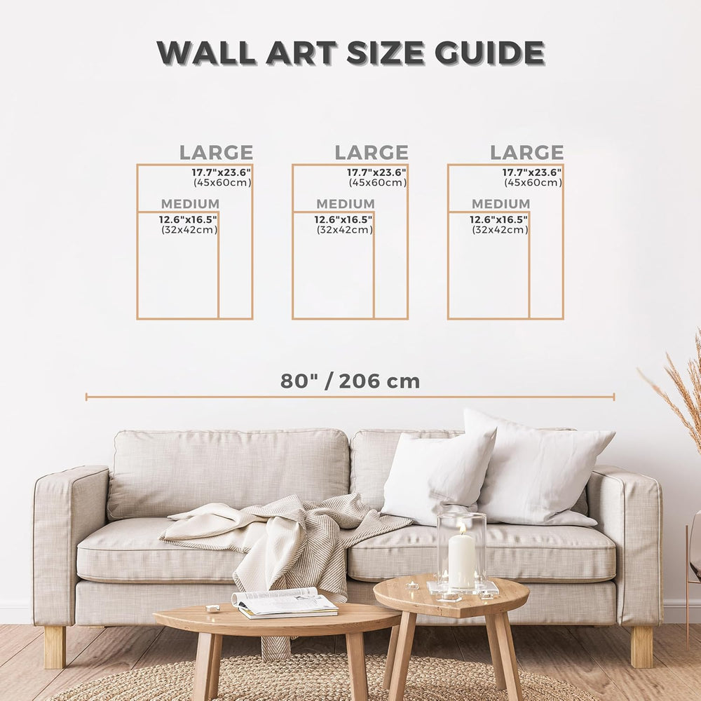 qmmp Modern Wooden Wall Sculptures - Set of 3 - Home Decor Accent - Large Wal...