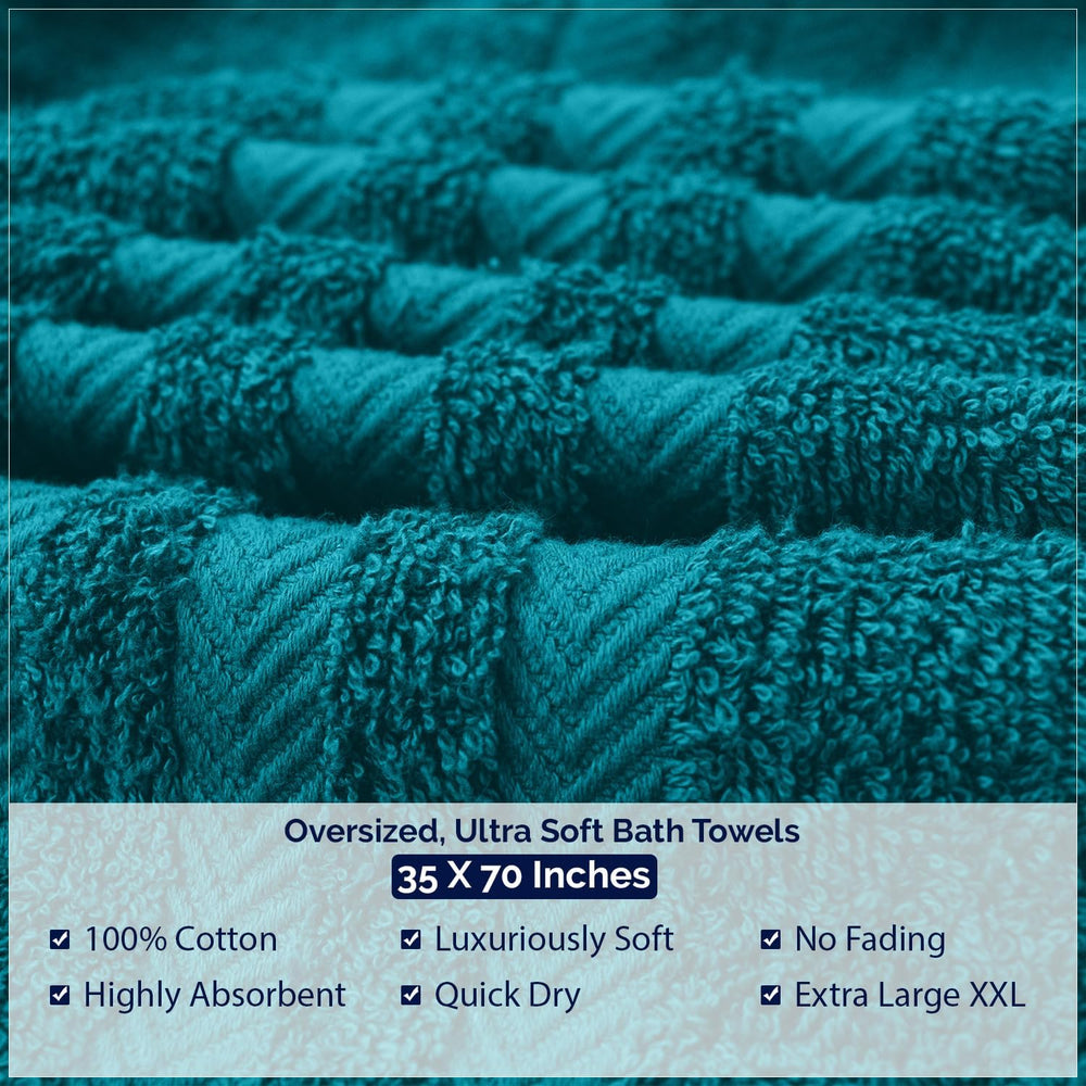 DAN River 2 Pack Bath Sheets Extra Large 35x70, Large Bath Towels for Adults,...