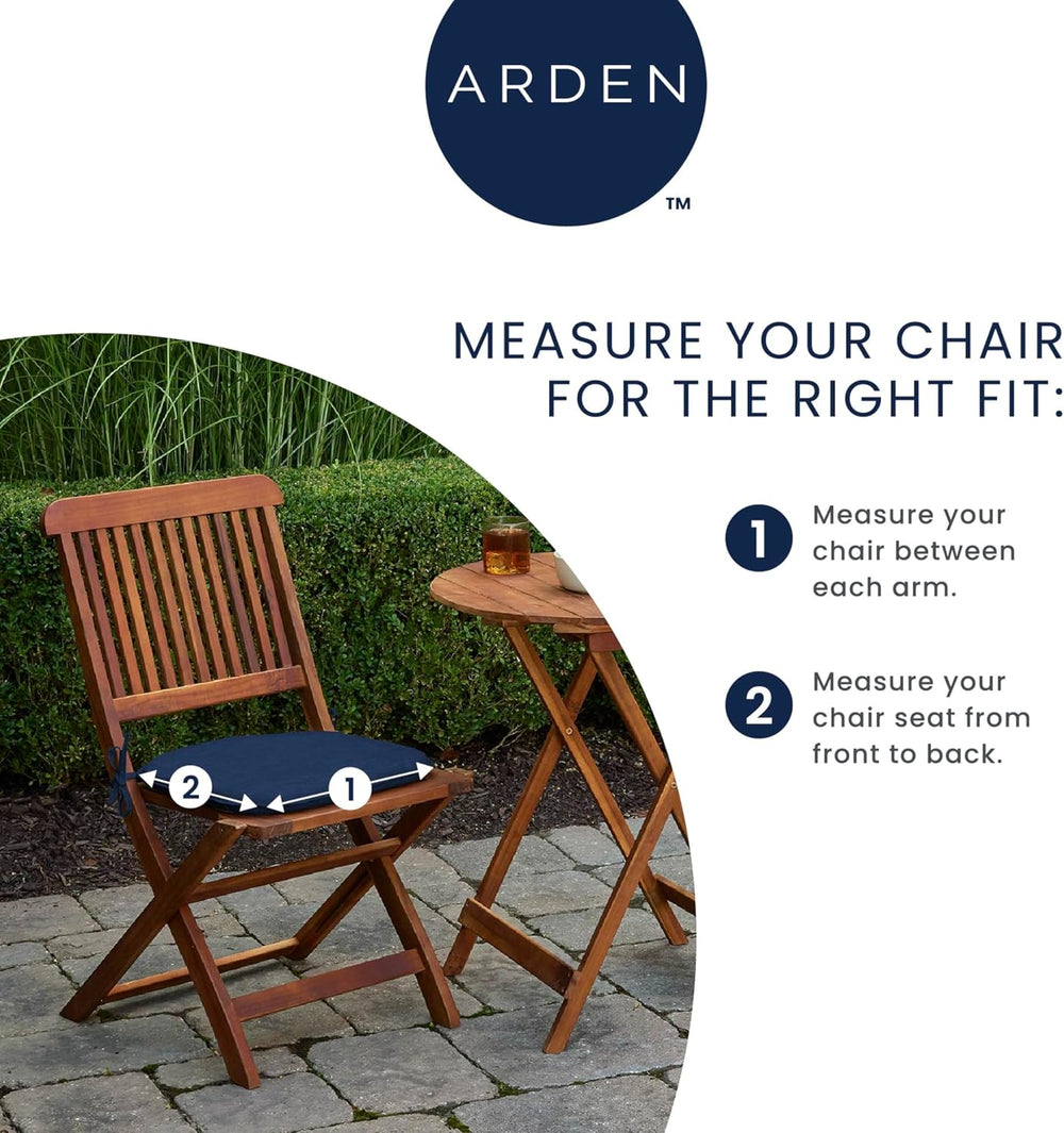 Arden Outdoor Seat Pad Chair Cushion, 21x21, Tan