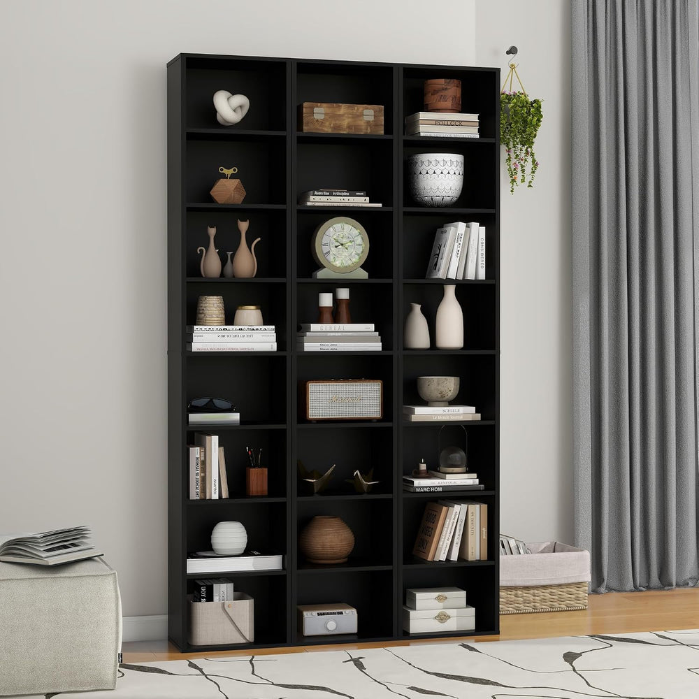 Panana 8 Tier Storage Shelf Bookcase, Slim Organizer Shelves Cabinet Tall Nar...