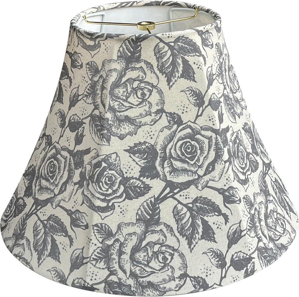 Bell Printed Lamp Shades,7''Top x 15''Bottom x 10.5''...
