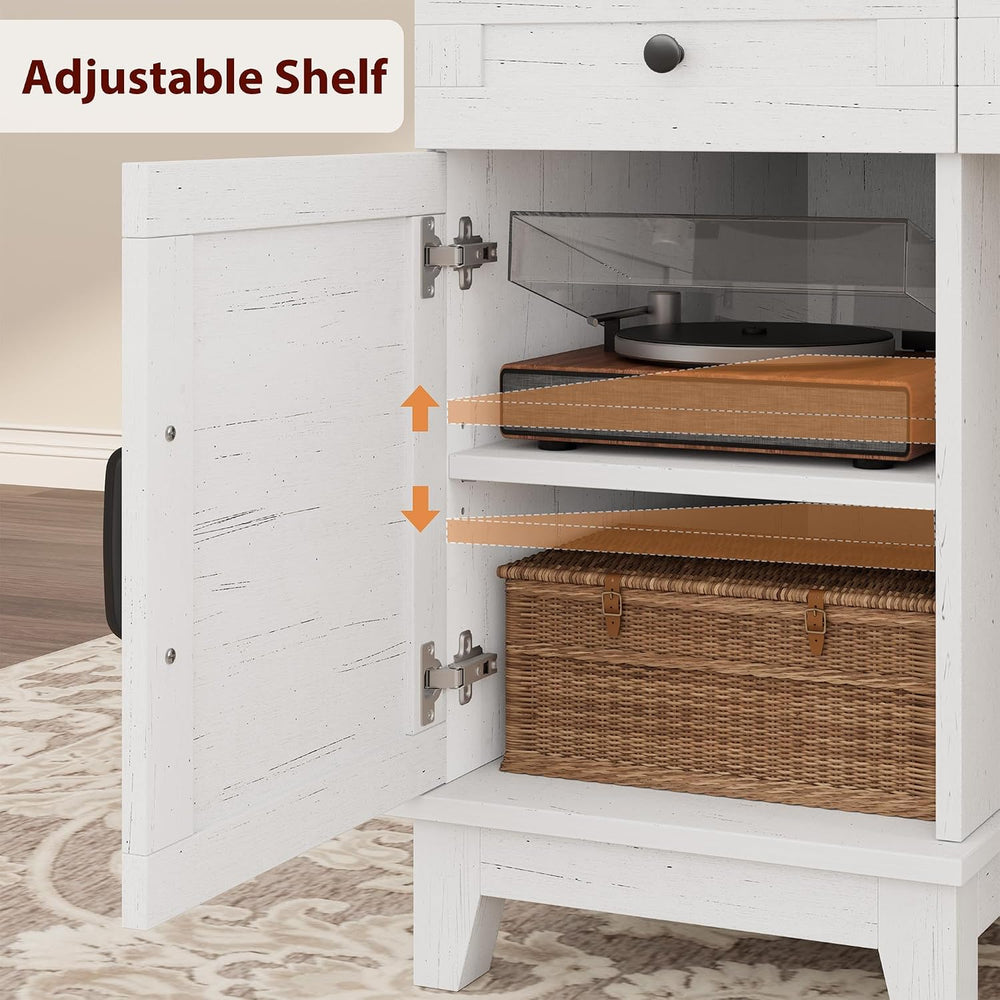IDEALHOUSE 60" Farmhouse Home Office Executive Computer Desk with Drawers