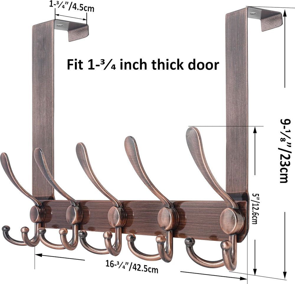 WEBI Over The Door Hooks for Hanging,Door Hanger,Over Door Towel Rack,Door Co...