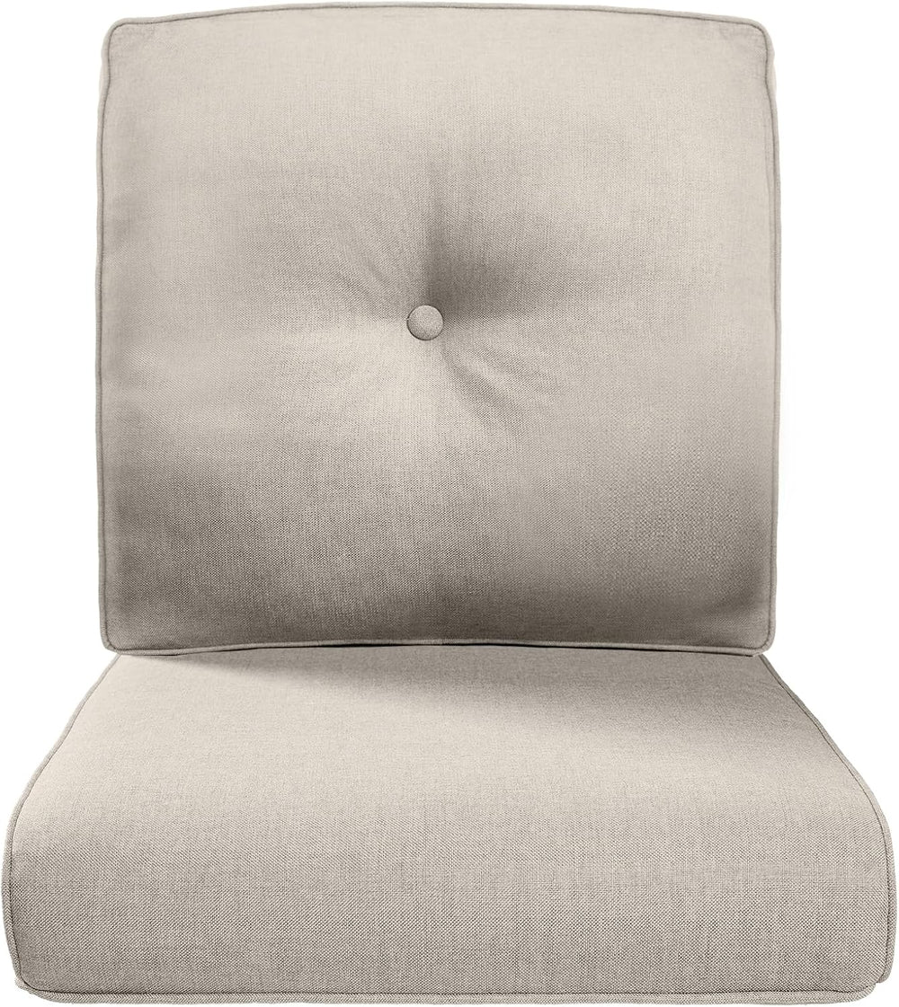 Outdoor Chair Cushions-Patio Chair Cushions Set with Removable Cover 22 X 24 ...
