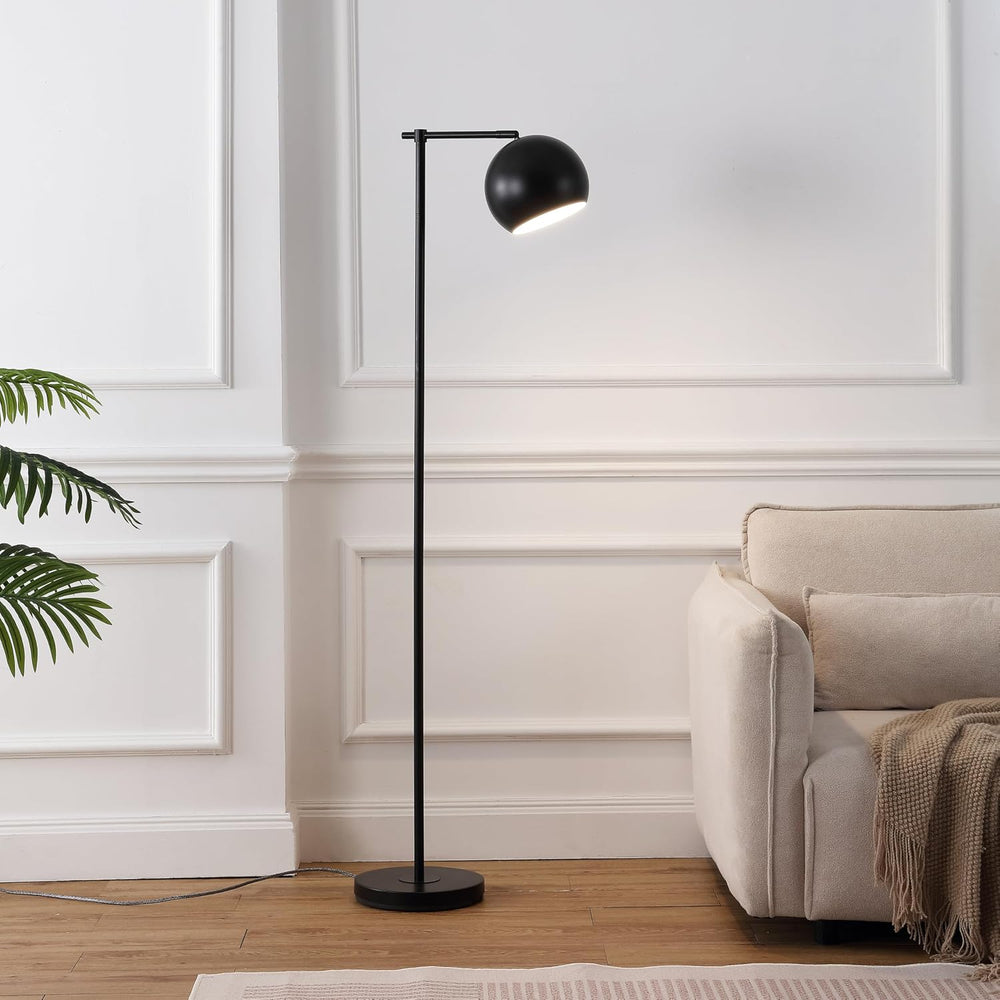 JONATHAN Y Eva Modern Contemporary Floor Lamp 58.5" Metal, Black
