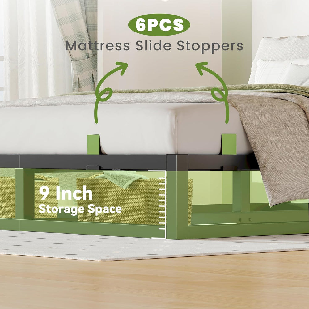 10 Inch Twin Bed Frame,Metal Platform Bedframe Upgrade Heavy Duty Base