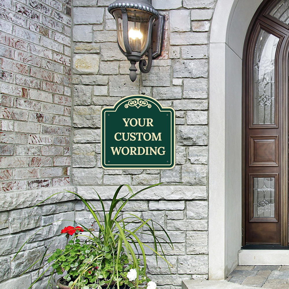 Custom Decorative Sign, Personalized Metal Sign for Business, Driveway, Home,...