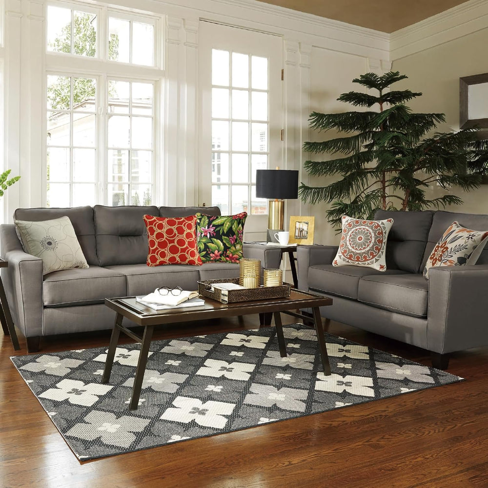 Outdoor Decorative Pillows Pack of 4, 16" x 16" Outdoor Pillow Set ...