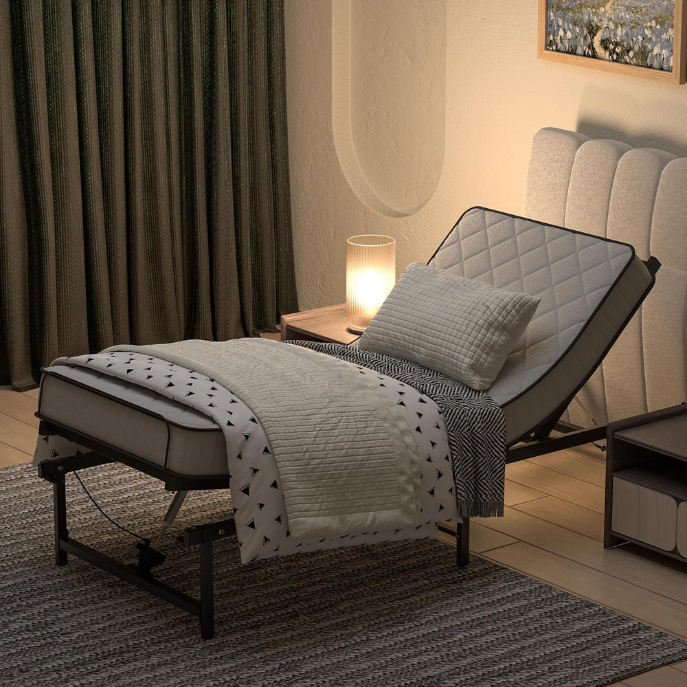 JAXPETY Adjustable Bed Frame Twin XL Electric Adjustable Bed Base
