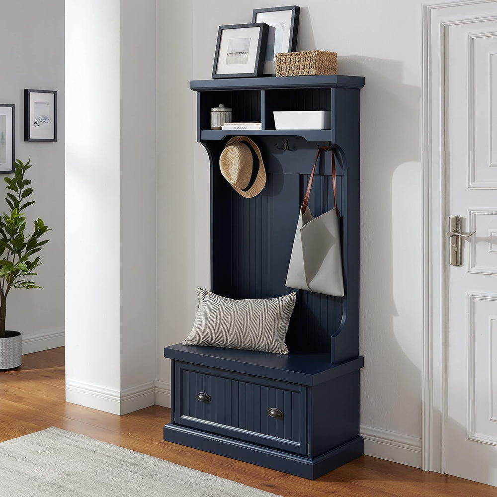 Crosley Furniture Shoreline Hall Tree, Storage Cabinets