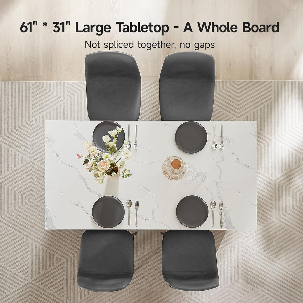 ONBRILL 61 x 31 Inch Large Kitchen Island Table, Whole Board of Tabletop