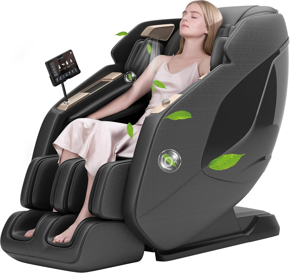 Real Relax 4D Massage Chair Full Body Zero Gravity SL Track Recliner