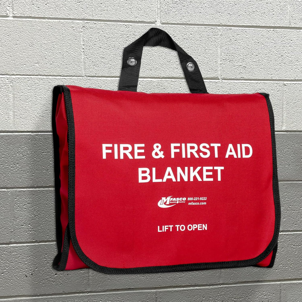 MFASCO Emergency Fire Blanket Kit Fire Retardant Blanket 62x82 Inch